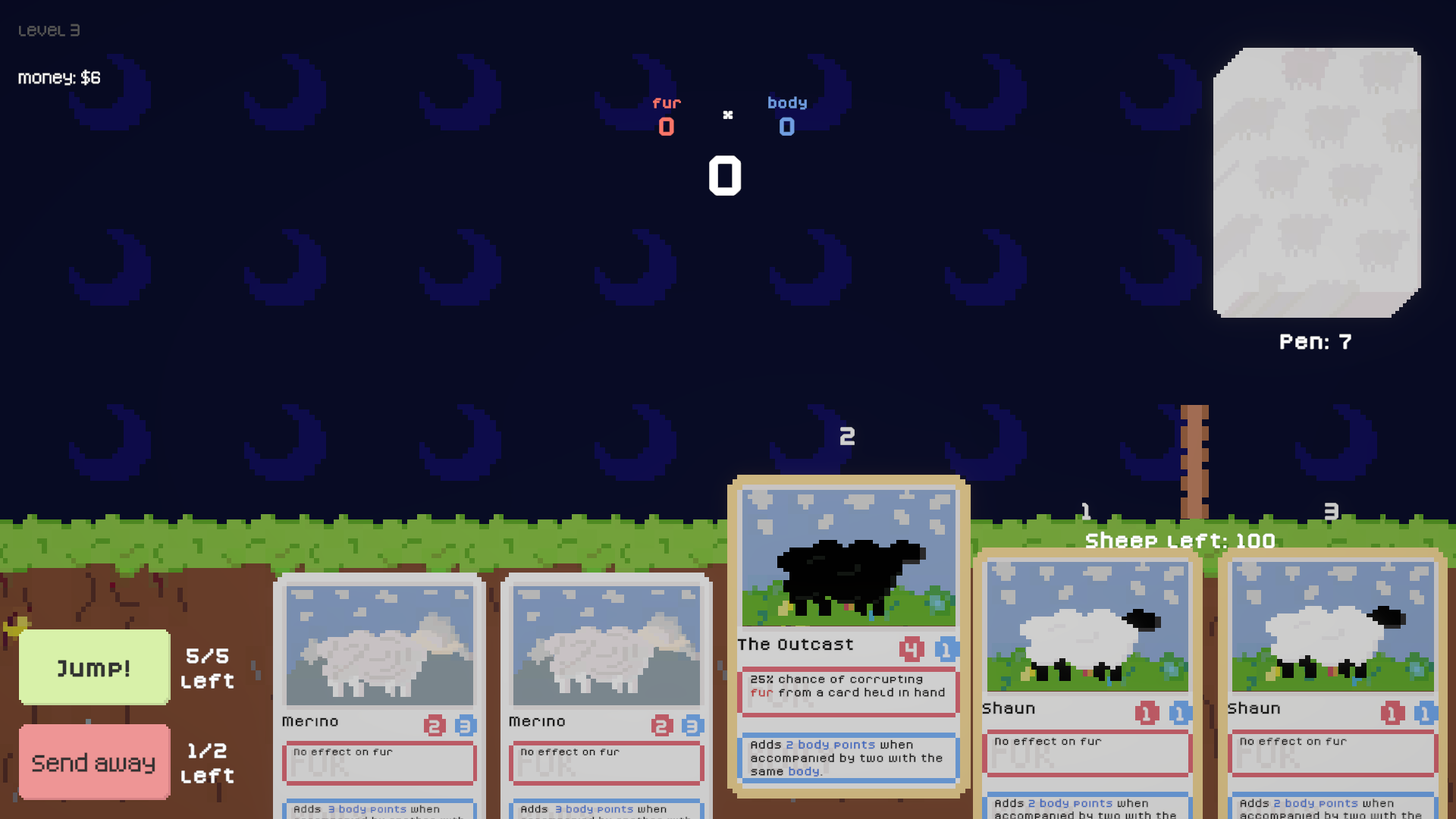 Fall Asheep: A GMTK Game Jam entry